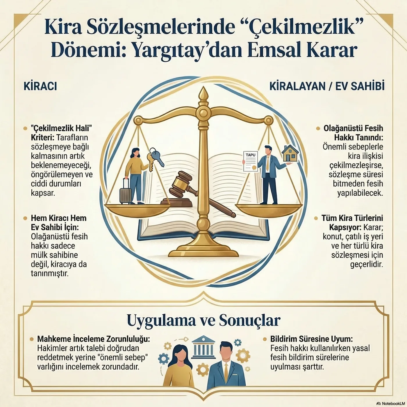 Yargıtay'dan Emsal Karar: Kira Sözleşmelerinde 'Çekilmezlik Hali' ve Olağanüstü Fesih
